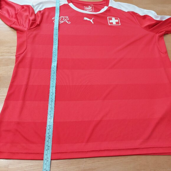 Puma 2016/2017 Switzerland National Team Home Football/Soccer Jersey L/S Men'sXL - Picture 14 of 14